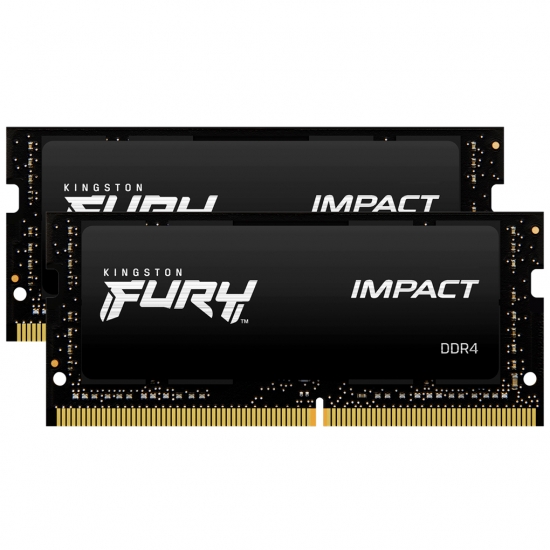 Kingston | Fury Impact | 2x8 GB | SODIMM | 3200 MHz | Klēpjdators | Reģistrēta Nē | ECC Nē