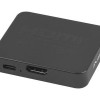 Lanberg video dalītājs HDMI uz 2x HDMI 4K, USB-C ports, melns | SPV-HDMI-1002