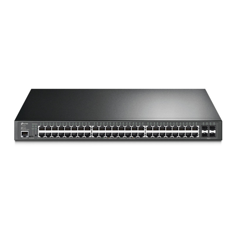 TP-LINK | 52 portu Gigabit L2+ pārvaldāms slēdzis ar 48-Port PoE+ | TL-SG3452P JetStream | Pārvaldāms L2+ | Montējams skapī (rackmount)