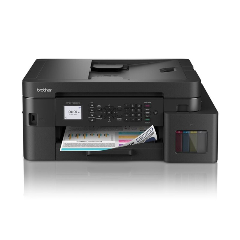 Brother | Daudzfunkciju printeris | MFC-T930DW | Tintes | Krāsu | Viss vienā | A4 | Wi-Fi | Melns