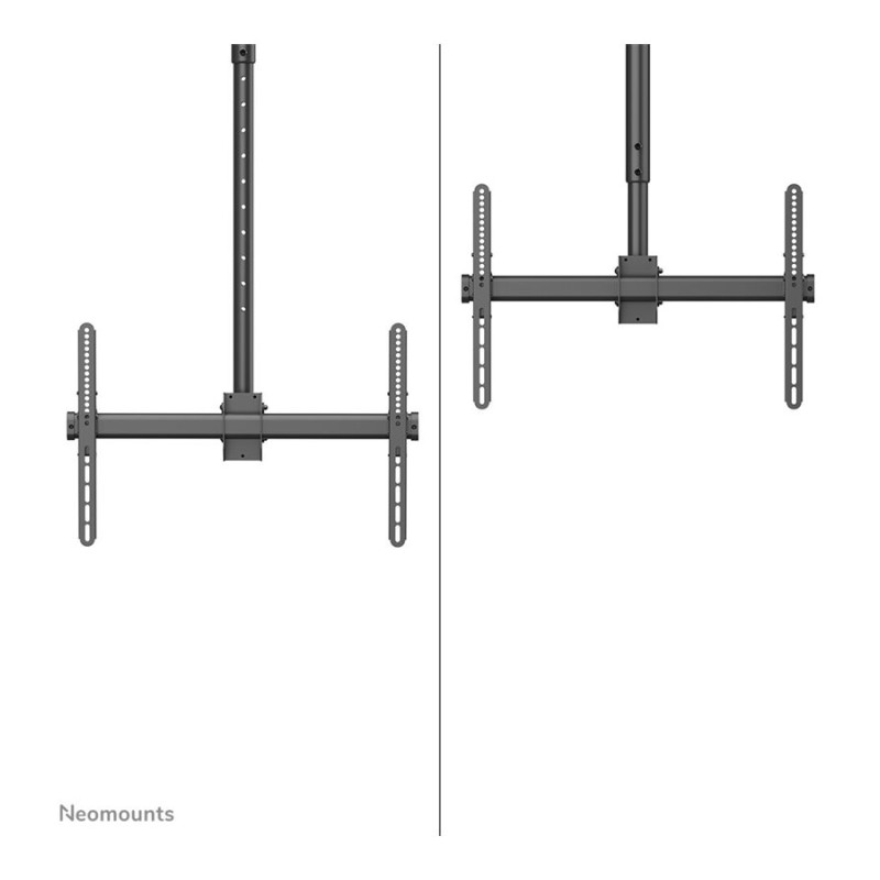Neomounts CL35-440BL16XL Monitor/TV stiprinājums pie griestiem | Regulējams augstums, rotācija, noliekšana, pagriešana | 37–70