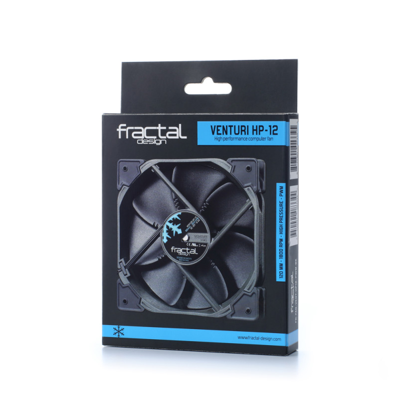 Fractal Design | FD-FAN-VENT-HF14-BK | Melns, Pelēks | Ventilators