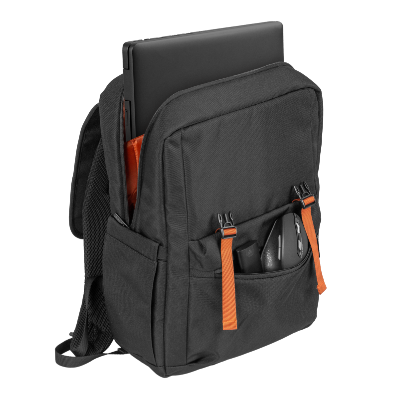 Natec | Backpack | Niala | Fits up to size 15.6 " | Backpack | Black/Orange