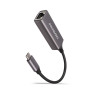 AXAGON ADE-TRC Kompakts alumīnija USB-C 3.2 Gen 1 Gigabit Ethernet 10/100/1000Mbit adapters ar automātisku instalēšanu
