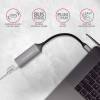 AXAGON ADE-TRC Kompakts alumīnija USB-C 3.2 Gen 1 Gigabit Ethernet 10/100/1000Mbit adapters ar automātisku instalēšanu