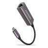 AXAGON ADE-TRC Kompakts alumīnija USB-C 3.2 Gen 1 Gigabit Ethernet 10/100/1000Mbit adapters ar automātisku instalēšanu