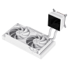 Gamemax CPU šķidrumdzesētājs | GLACIER 240 LCD WH | Balta