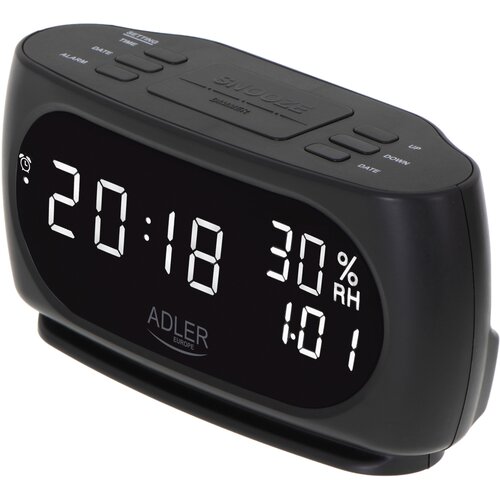 Adler | Pulkstenis ar termometru | AD 1186 | Melns