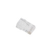 Lanberg | RJ45 CAT.6 UTP spraudnis 8P8C PASS Through tips, 100 gab. | PLU-6000EZ | Caurspīdīgs