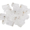 Lanberg | RJ45 CAT.6 UTP spraudnis 8P8C PASS Through tips, 100 gab. | PLU-6000EZ | Caurspīdīgs