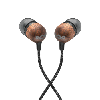Marley Wired Earbuds | Smile Jamaica | Iebūvēts mikrofons | USB Type-C | Signature Black