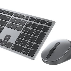 Dell | Premier vairāku ierīču tastatūra un pele | KM7321W | Tastatūra un pele komplekts | Bezvadu | Baterijas iekļautas | Bezvadu savienojums | US | Titan pelēks