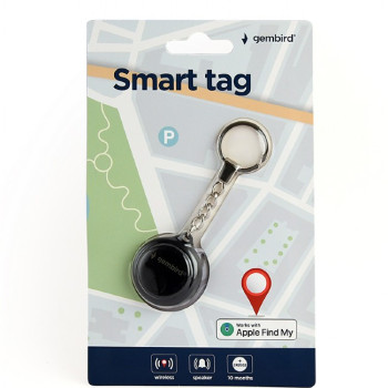 Gembird Smart Tag | TA-TAG-01-BK | Melns