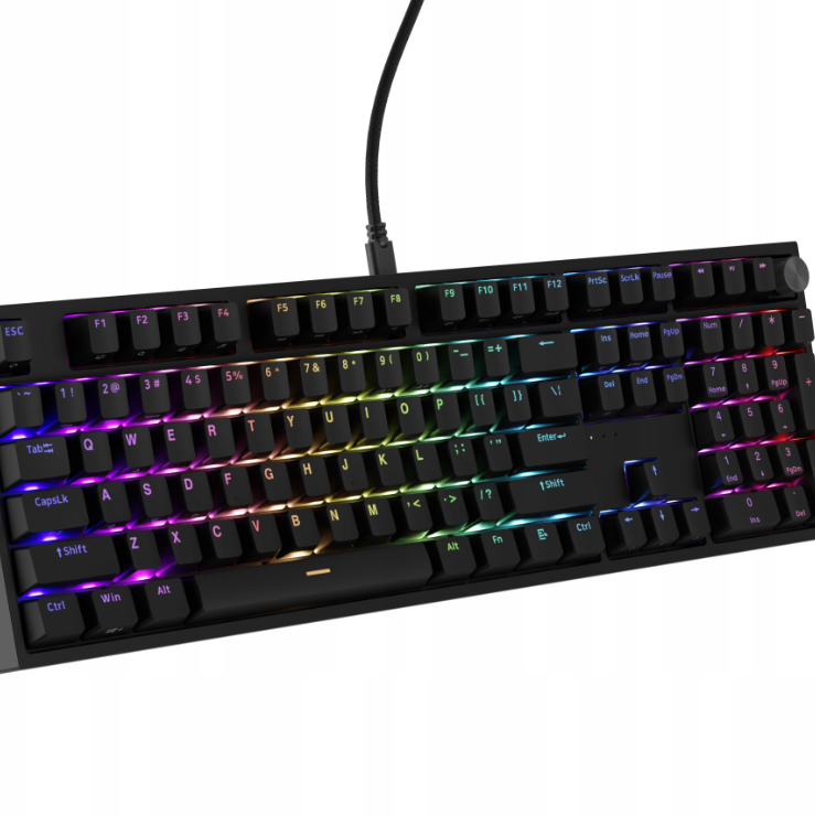 Genesis | THOR 404 | Wired | US | Black | USB Type-A | Outemu Peach Silent