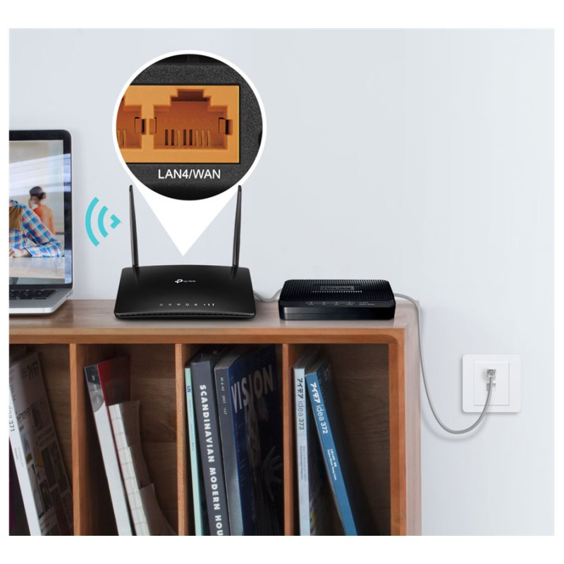 TP-LINK | AC1200 Wireless Dual Band 4G LTE Router | Archer MR402 | 802.11ac | 10/100 Mbit/s | Mesh Support No | MU-MiMO No | No mobile broadband