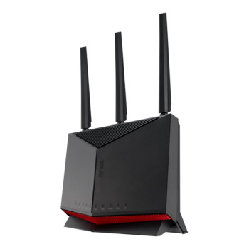 Asus | Bezvadu Wifi 7 Dubultjoslu Gigabit maršrutētājs | RT-BE86U | 802.11be | 6800 Mbit/s | Ethernet LAN (RJ-45) porti 5 | Mesh atbalsts Jā | MU-MIMO Nē | 4G/5G | Antenas tips Ārējā/Iekšējā | 2