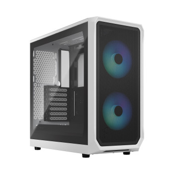 Fractal Design | Focus 2 | Sānu logs | RGB White TG Clear Tint | Midi Tower | ATX