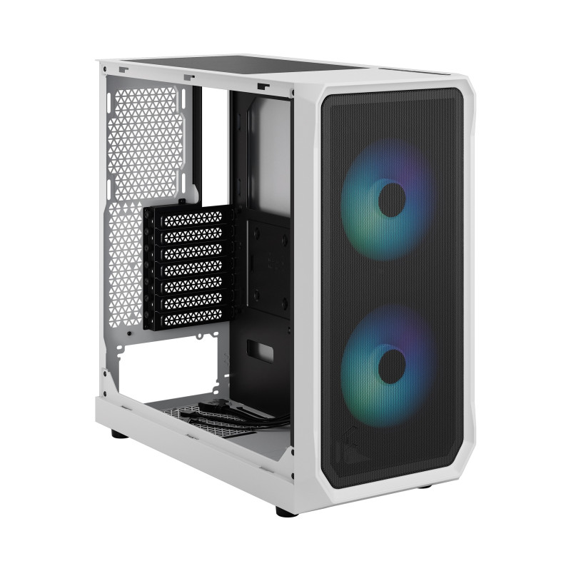 Fractal Design | Focus 2 | Side window | RGB White TG Clear Tint | Midi Tower | ATX