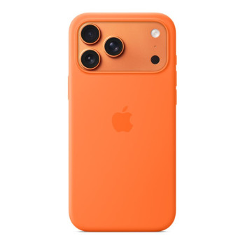 Apple iPhone 17 Pro Max silikona maciņš ar MagSafe – oranžs | Apple