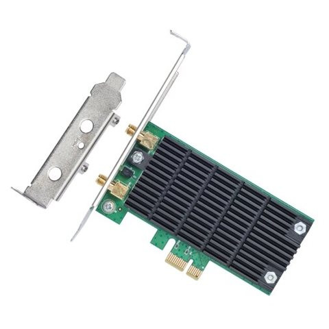TP-LINK Archer T4E divu joslu PCI Express tīkla karte 2.4 GHz/5 GHz, 802.11ac, 300+867 Mbps, 2 noņemamas antenas