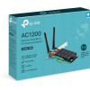 TP-LINK Archer T4E divu joslu PCI Express tīkla karte 2.4 GHz/5 GHz, 802.11ac, 300+867 Mbps, 2 noņemamas antenas
