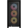 Corsair PC korpuss | Frame 4000D RS ARGB Modular | Melns | Mid-Tower