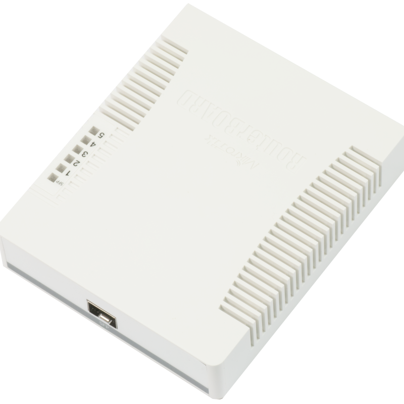 MikroTik | Slēdzis | RB260GS | Web pārvaldāms | Galda | SFP porti 1 | PoE porti 1 | 12 mēn.