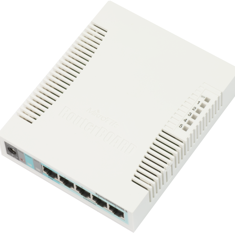 MikroTik | Slēdzis | RB260GS | Web pārvaldāms | Galda | SFP porti 1 | PoE porti 1 | 12 mēn.