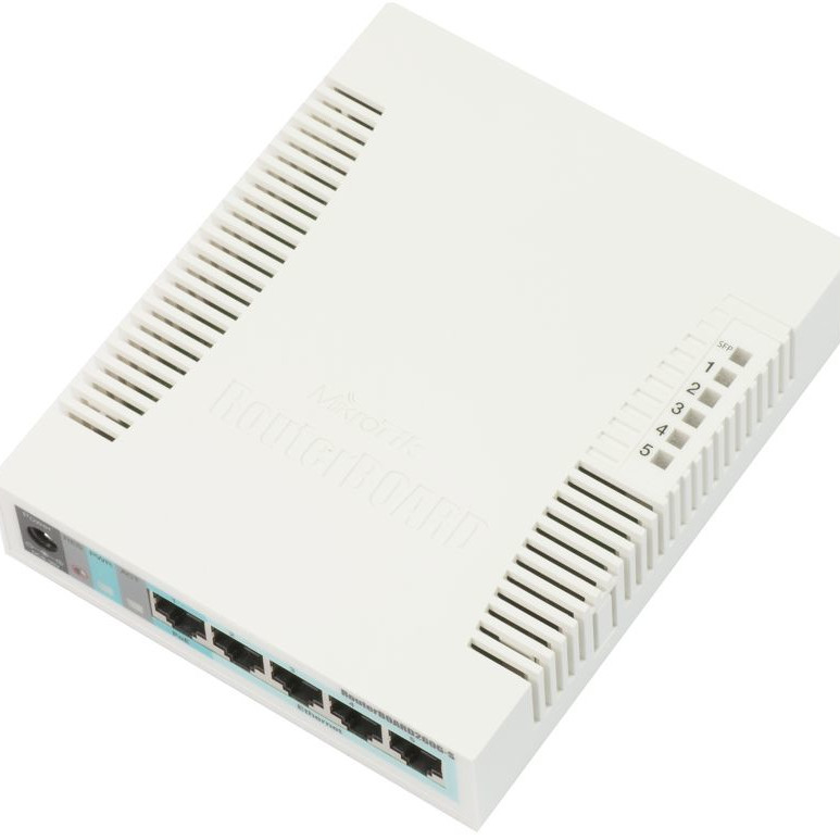 MikroTik | Slēdzis | RB260GS | Web pārvaldāms | Galda | SFP porti 1 | PoE porti 1 | 12 mēn.