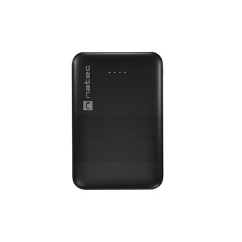 Natec | Power Bank | Trevi Compact | 5000 mAh | 1 x USB-C, 2 x USB A | Melns