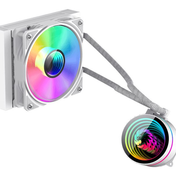 Gamemax CPU Liquid Cooler | ICEBURG 120 WT | White