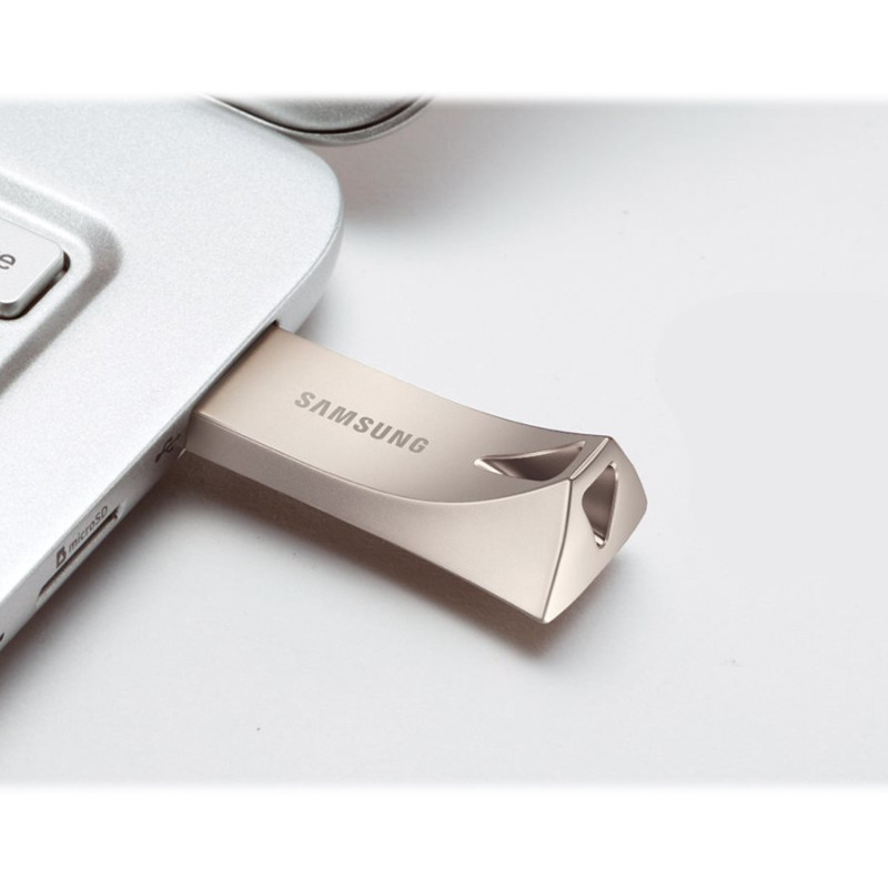 Samsung | BAR Plus | MUF-128BE3/APC | 128 GB | USB 3.1 | Sudraba