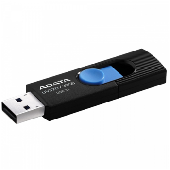 ADATA | UV320 | 32 GB | USB 3.1 | Melns/Zils