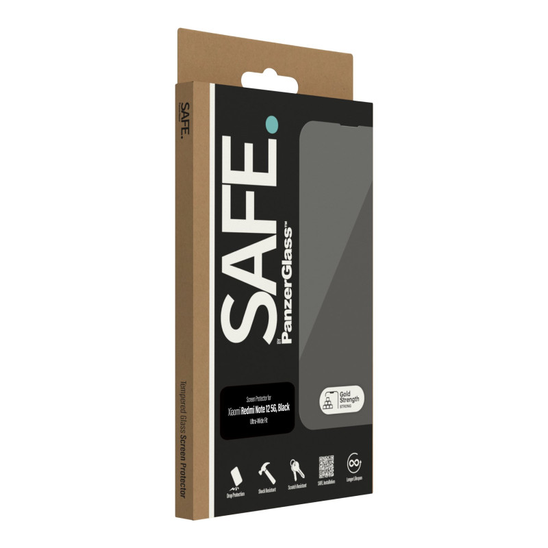 SAFE by PanzerGlass ekrāna aizsargplēve Xiaomi Redmi Note 12 5G | 12 4G | Poco X5 | Ultra-Wide Fit | PanzerGlass
