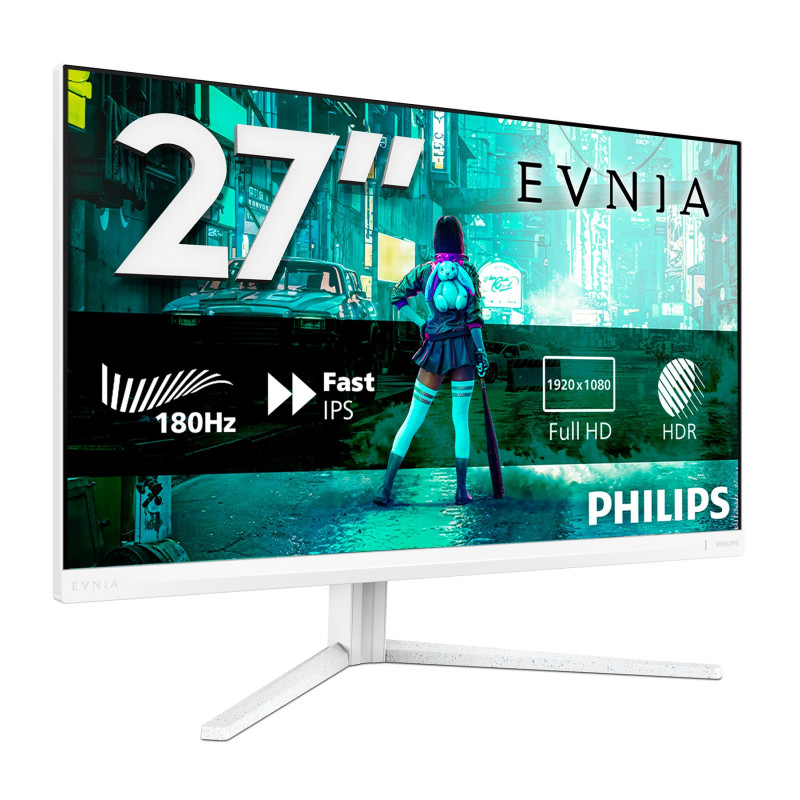 Philips | 27M2N3201A/00 | 27 " | IPS | 16:9 | 180 Hz | 1 ms | 1920 x 1080 pixels | 300 cd/m² | HDMI ports quantity 2 | White