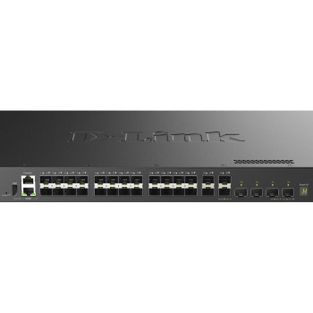 D-Link DXS-3410-32SY/E Slānis 3 saliekams pārvaldāms 10 Gigabitu slēdzis | D-Link