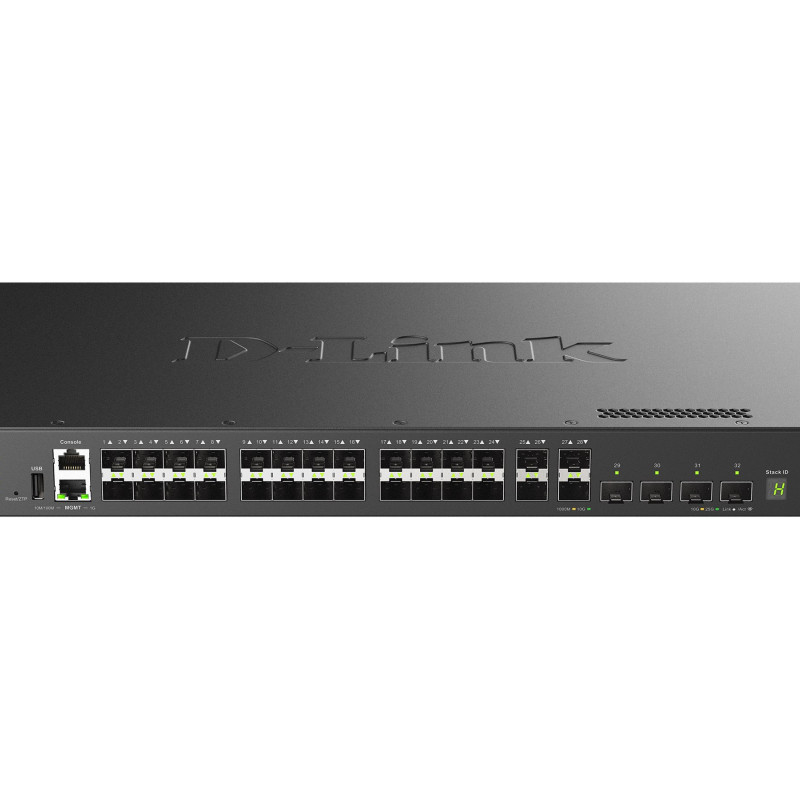 D-Link DXS-3410-32SY/E Layer 3 Stackable 10 Gigabit Managed Switches | D-Link