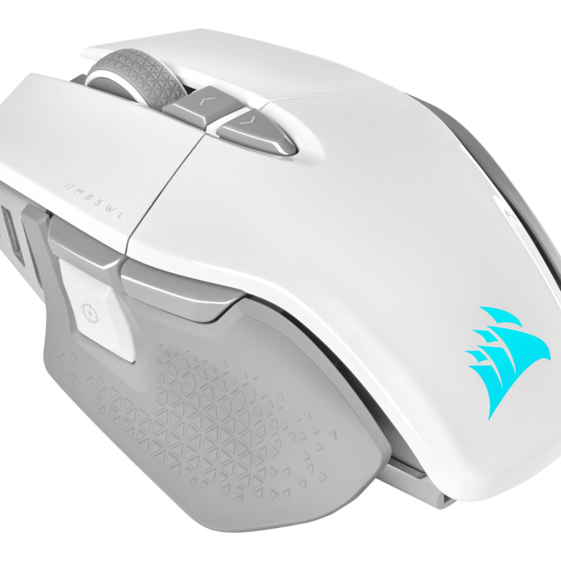 Corsair | Pele | M65 RGB ULTRA | Bezvadu | Spēļu pele | Bezvadu, Bluetooth | Balta