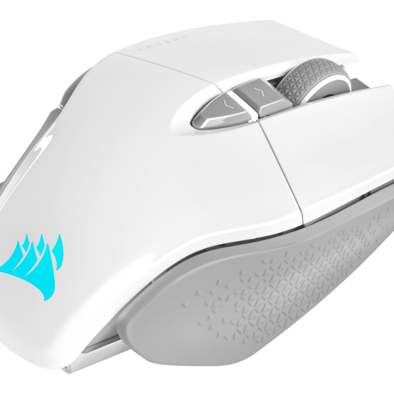 Corsair | Pele | M65 RGB ULTRA | Bezvadu | Spēļu pele | Bezvadu, Bluetooth | Balta