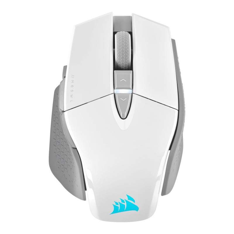 Corsair | Pele | M65 RGB ULTRA | Bezvadu | Spēļu pele | Bezvadu, Bluetooth | Balta