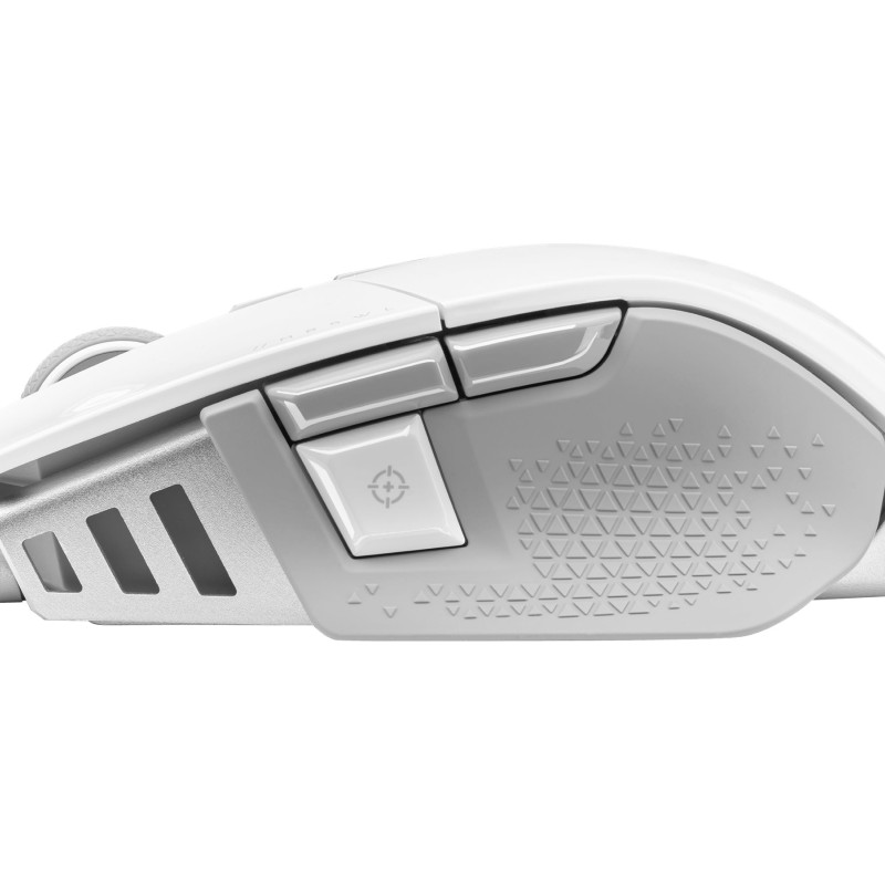 Corsair | Pele | M65 RGB ULTRA | Bezvadu | Spēļu pele | Bezvadu, Bluetooth | Balta
