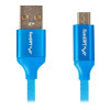 Lanberg | USB Micro uz USB-A 2.0 kabelis Zils Premium QC 3.0, 1.8 m | CA-USBM-20CU-0018-BL | USB Micro uz USB Type-A