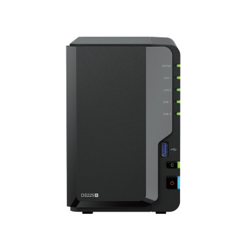 Synology DiskStation | DS225+ | Intel Celeron | J4125 | 2 GB | DDR4 | Melns