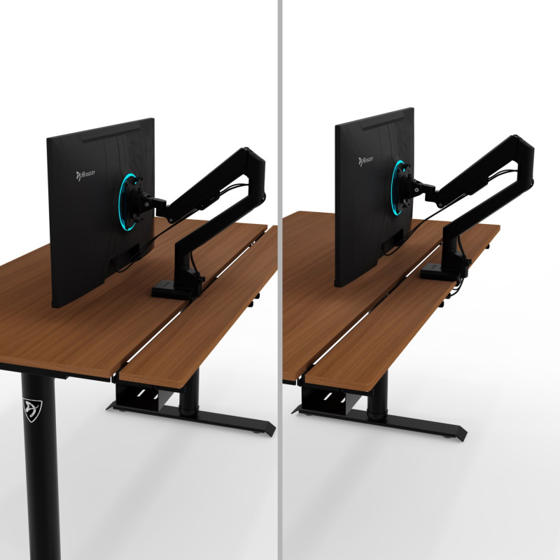 Arozzi elektriski regulējams stāvošs galds | Arena Nordico | Walnut
