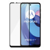 PanzerGlass | Ekrāna aizsargstikls | Motorola | Moto e30/e40 | Stikls | Melns | Pilns rāmja pārklājums; 100% pieskāriena saglabāšana; Apaļi malas | Saderīgs ar maciņiem