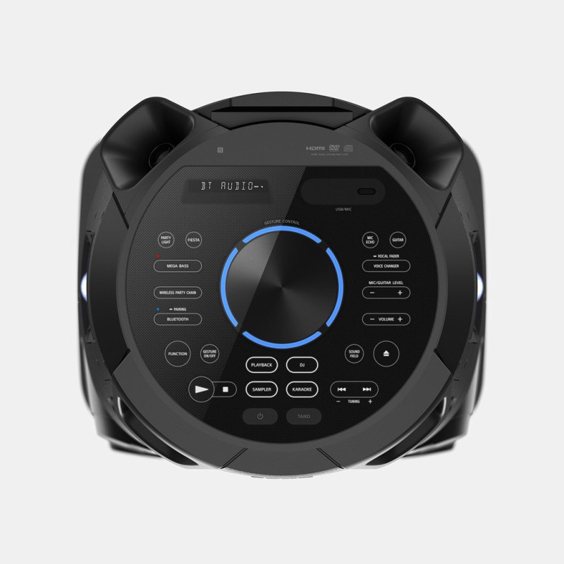 Sony | High Power Audio System | MHC-V73D | USB ports | Wi‑Fi | Bluetooth | FM radio | Near Field Communication (NFC) | Bezvadu savienojums