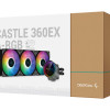 Deepcool | CASTLE 360EX RGB | Black | Intel, AMD | CPU Liquid Cooler
