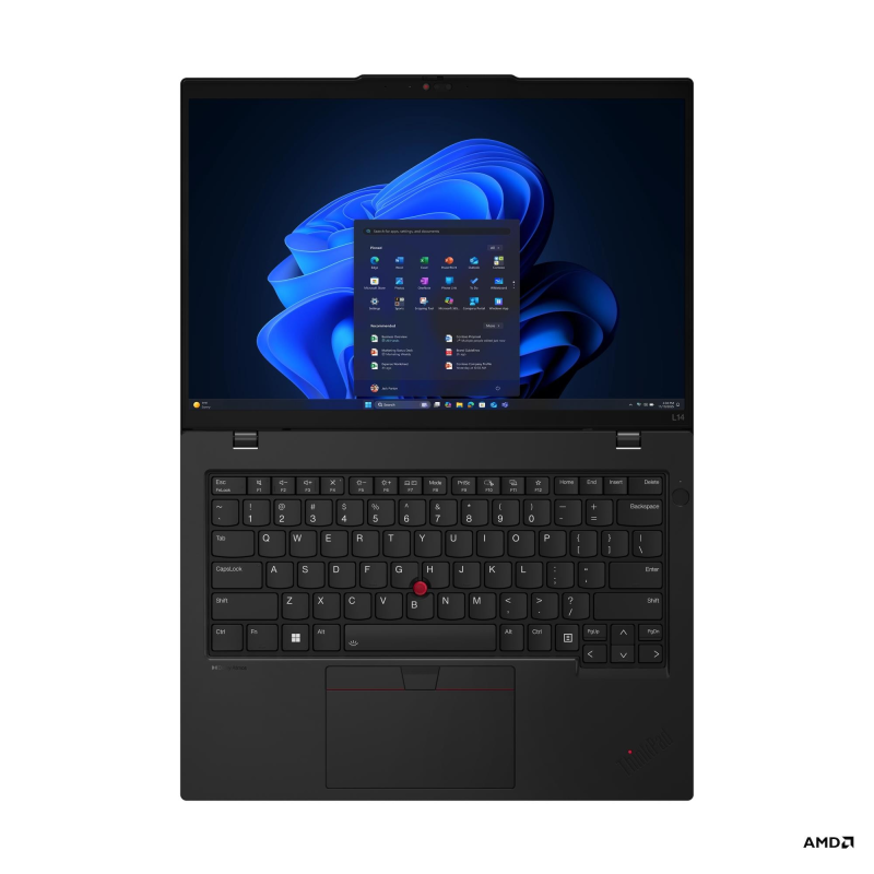 Lenovo ThinkPad L14 G6 AMD | Black | 14 " | IPS | WUXGA | 1920 x 1200 pixels | Anti-glare | AMD Ryzen 5 PRO | 215 | 16 GB | SO-DIMM DDR5 | Solid-state drive capacity 512 GB | AMD Radeon 740M Graphics | Windows 11 Pro | 802.11be | Bluetooth version 5.4 | LTE Upgradable | Keyboard language English | Keyboard backlit