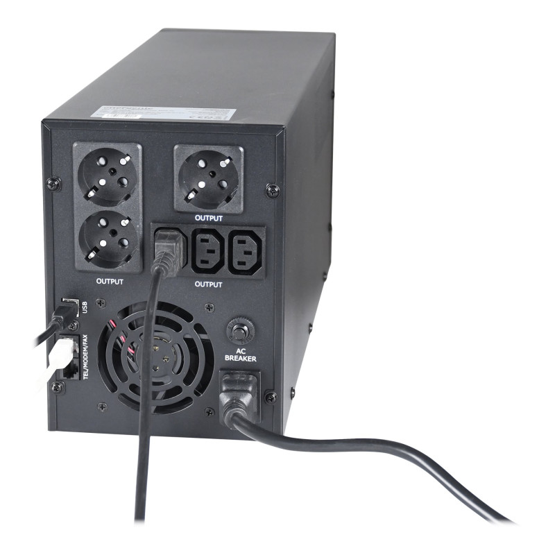 EnerGenie | UPS ar USB un LCD displeju | EG-UPS-036 | 3000 VA | 1800 W