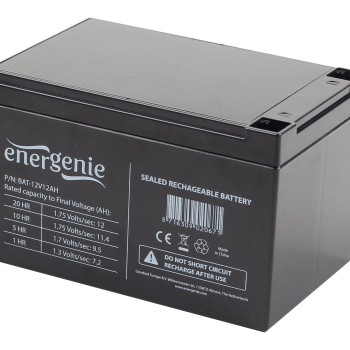 EnerGenie | Uzlādējama akumulators 12 V 12 AH UPS-ierīcei